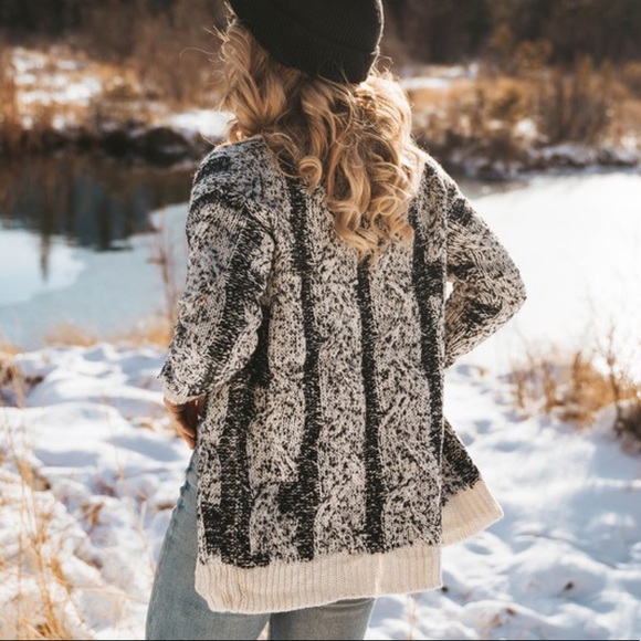 NEW SPECKLED FRONT GRANDPA CARDIGAN - Picture 6 of 12